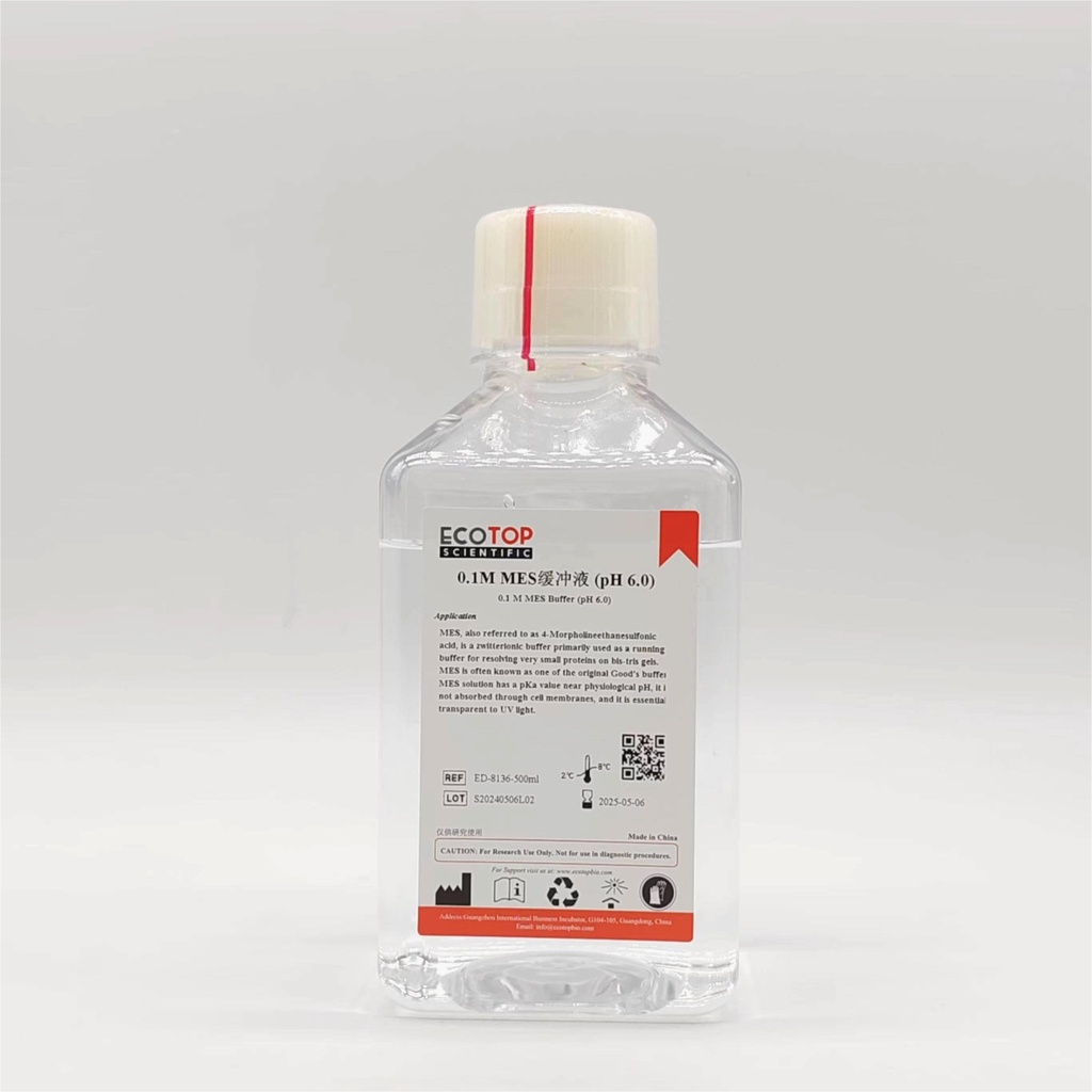 0.1M MES缓冲液 pH 6.0 500ml