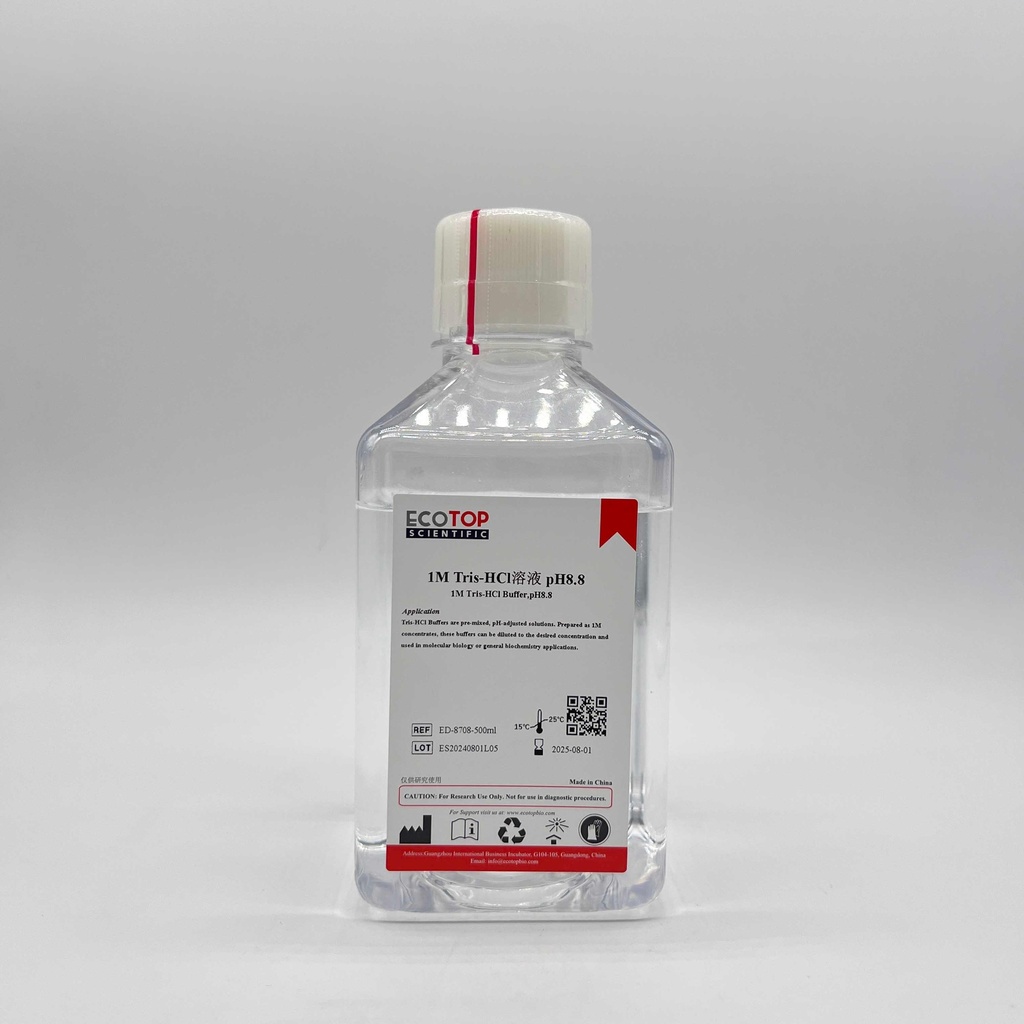 1M Tris-HCl溶液（pH 8.8） 500ml