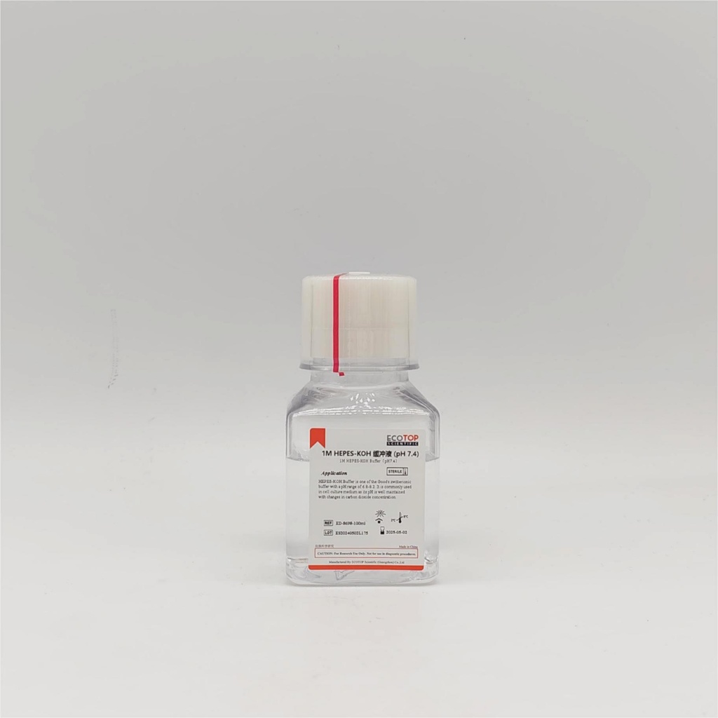 1M HEPES-KOH缓冲液，pH 7.4（无菌） 100ml