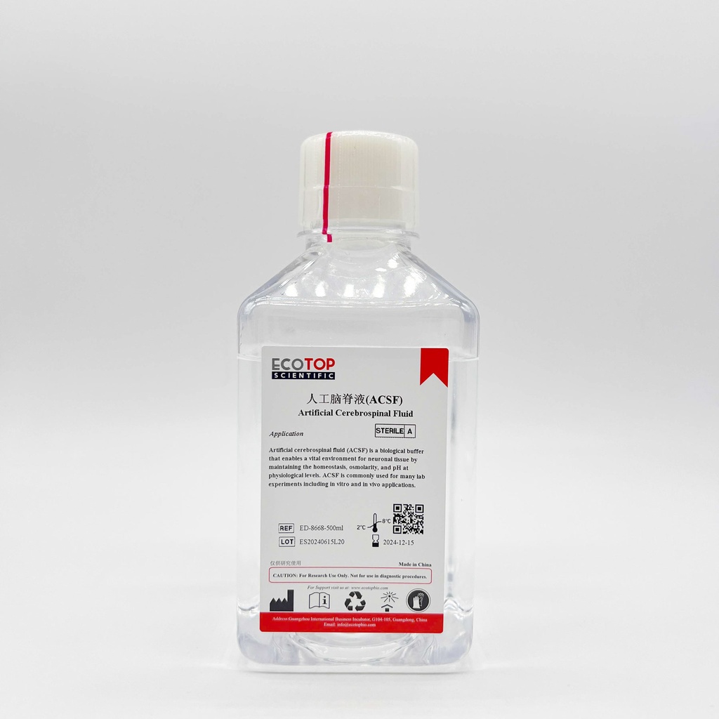 人工脑脊液（ACSF，无菌） 500ml