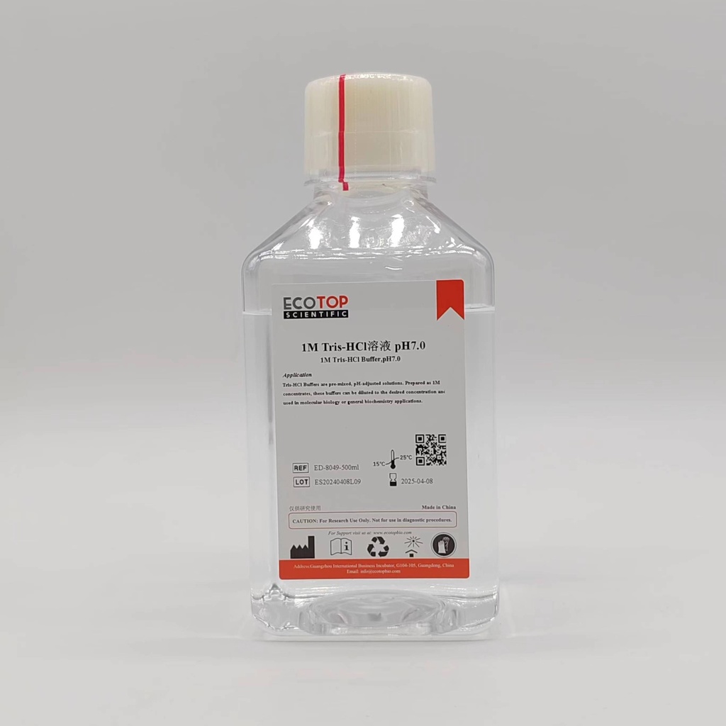 1M Tris-HCl溶液（pH 7.0） 500ml