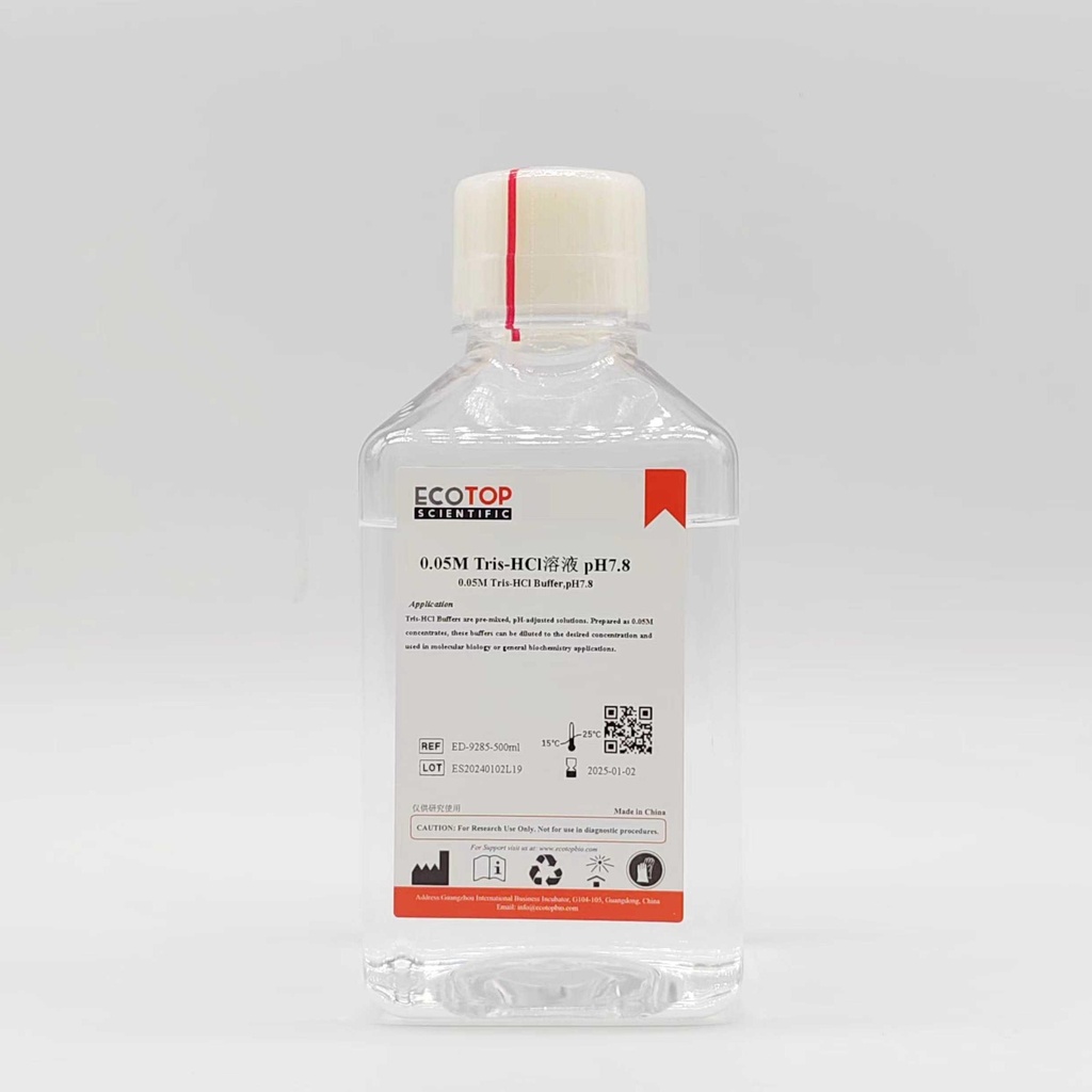 0.05 M Tris-HCl溶液（pH 7.8） 500ml