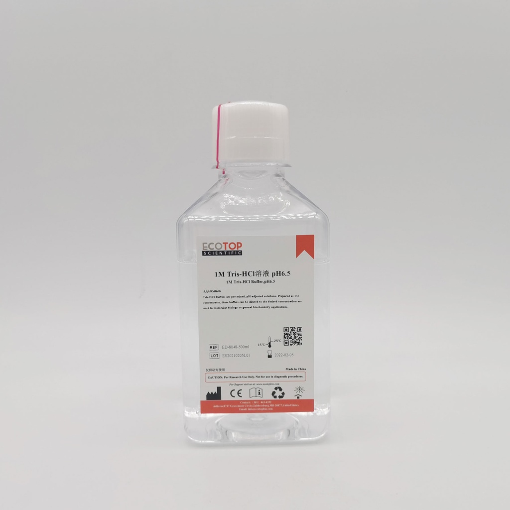 1M Tris-HCl溶液（pH 6.5） 500ml