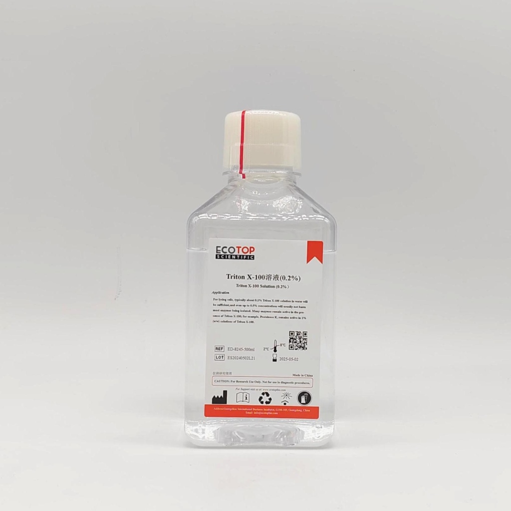 Triton X-100溶液（0.2%） 500ml